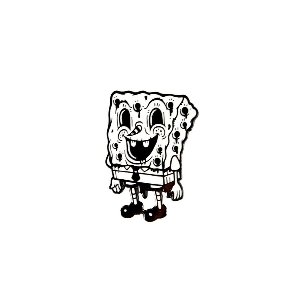Enamel Pin Custom Lapel The Spongeblood Squishpants Street art Hat Pin